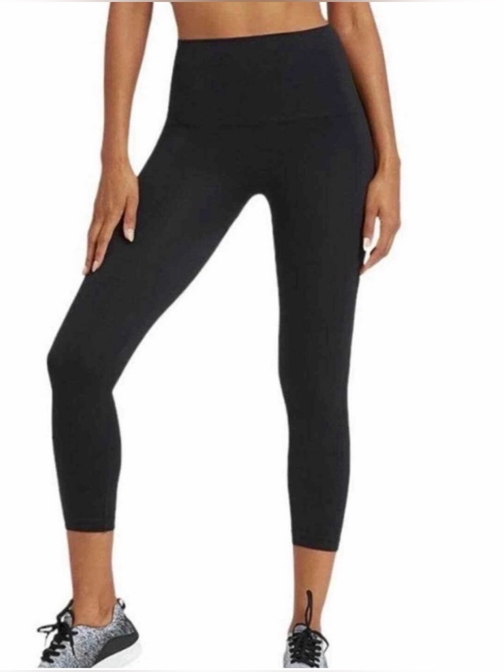 Spanx Look At Me Now Cropped Leggings Black M